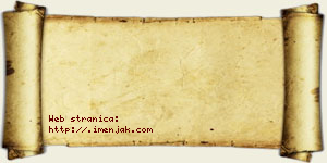 Jana Zorić vizit kartica